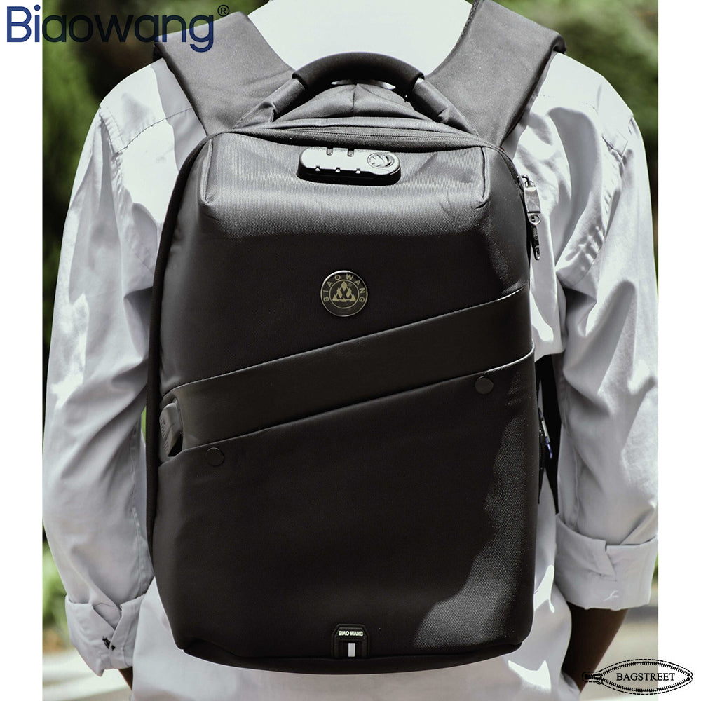 Biaowang 15.6″ Premium Quality Antitheft Waterproof Laptop Backpack with Charging and Headphone Ports – ZBP1058