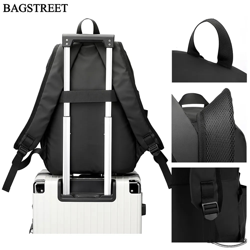 BAGSTREET Fashion Trendy 15.6" Laptop Backpack with USB Port (BS-109)