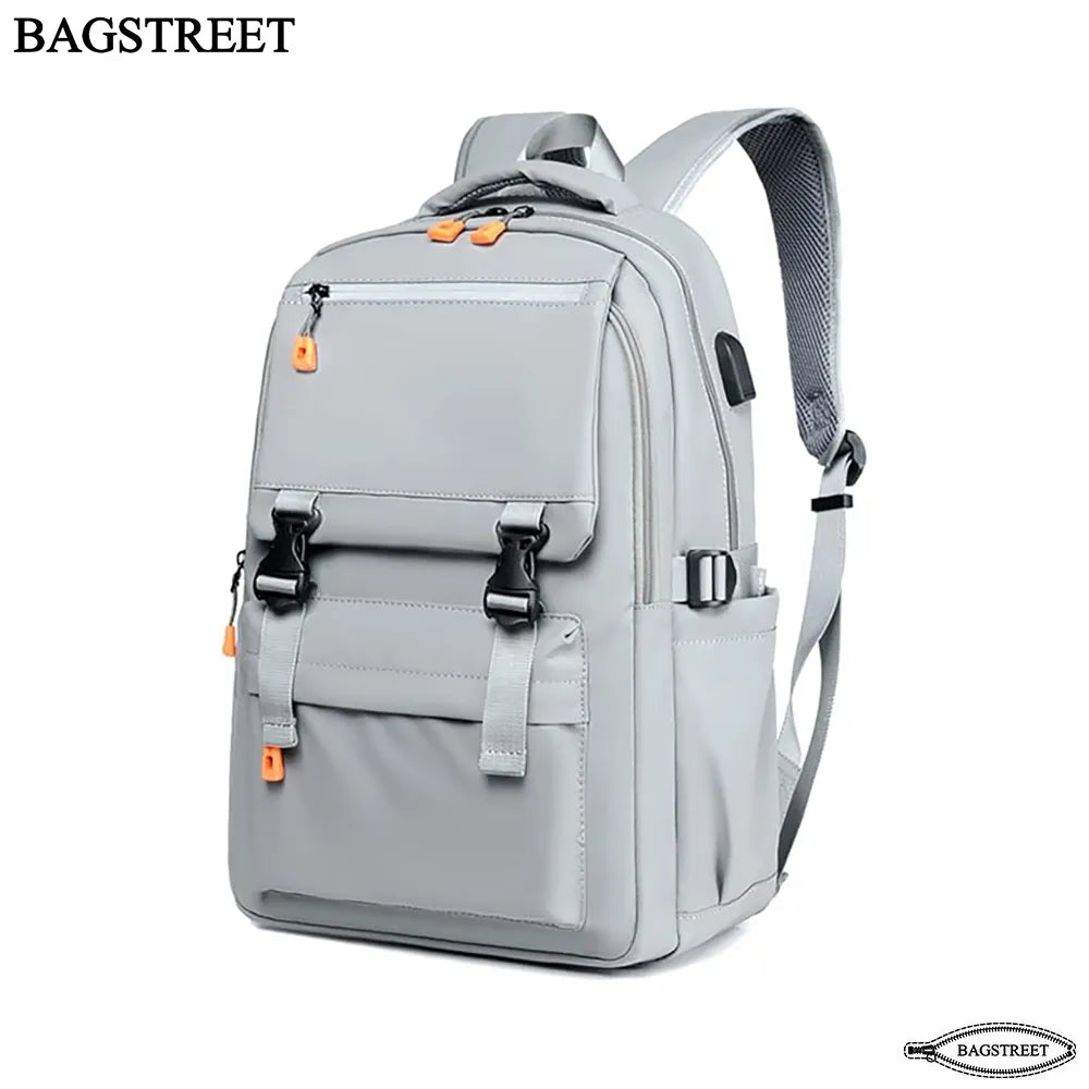 BAGSTREET Fashion Trendy 15.6" Laptop Backpack with USB Port (BS-109)