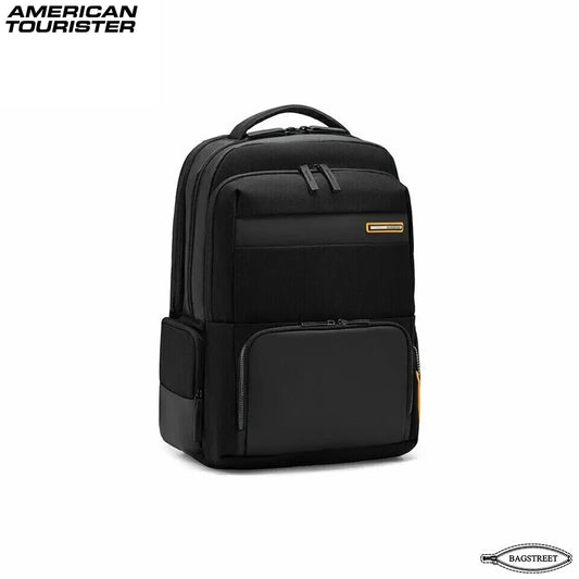 American Tourister Brano II 16" Laptop Backpack Multi-Compartment College & Business Bag (Black)