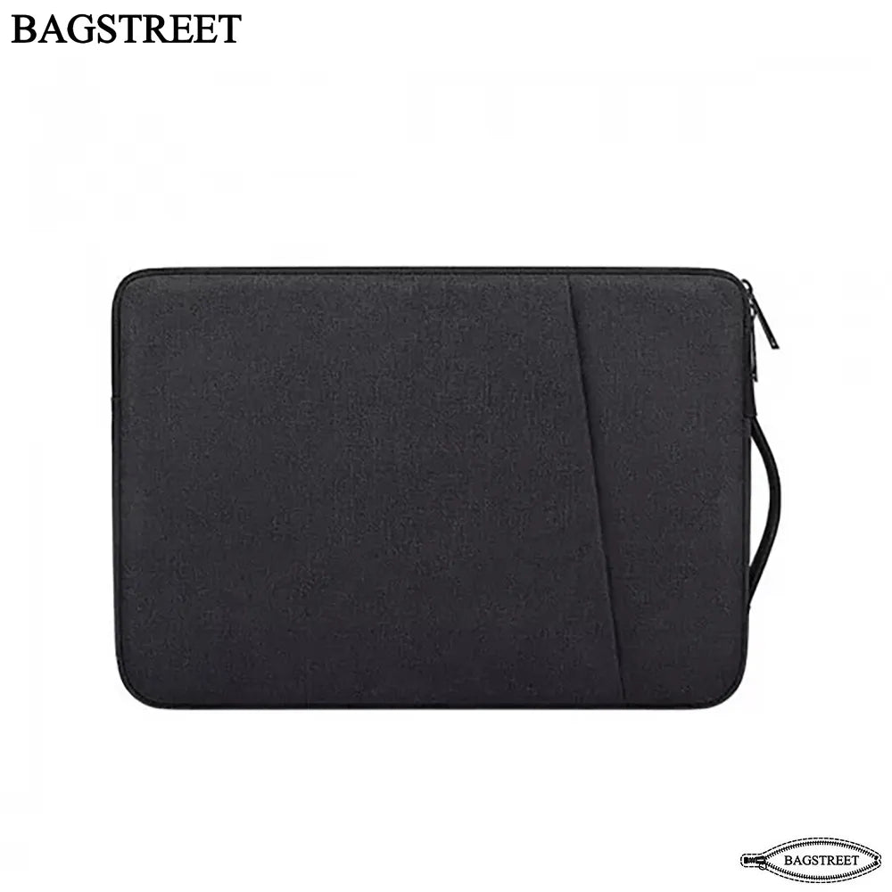 BAGSTREET Professional Laptop Sleeve with Handle | Waterproof Shockproof Case for MacBook Pro/Air/Notebooks & Elitebooks | 13.3", 14", 15.6" - Black