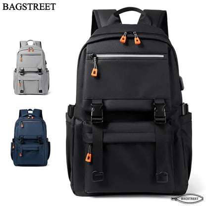 BAGSTREET Fashion Trendy 15.6" Laptop Backpack with USB Port (BS-109)