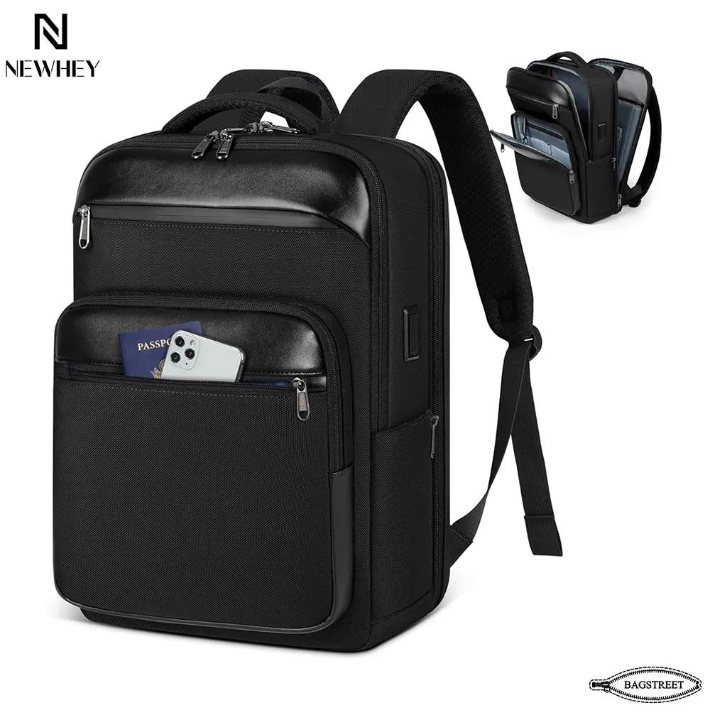 NEWHEY 15.6" Business Laptop Backpack – 40L, TSA Approved, USB-C