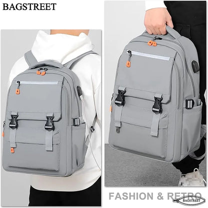 BAGSTREET Fashion Trendy 15.6" Laptop Backpack with USB Port (BS-109)