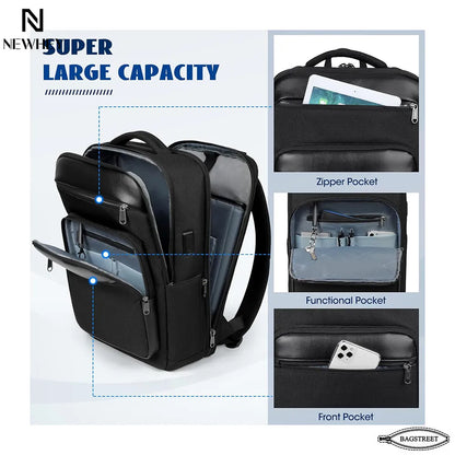 NEWHEY 15.6" Business Laptop Backpack – 40L, TSA Approved, USB-C