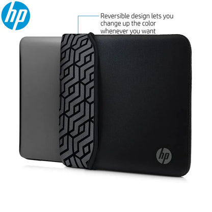 HP Chroma Geo Rev Neoprene Reversible 14″ Laptop Sleeve (2TX16AA) – Gray/Black
