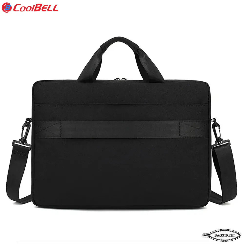 Coolbell CB-2116 15.6" Laptop Sleeve Briefcase - Slim Waterproof Computer Bag with Trolley Belt & Shockproof Padding - Multicolor