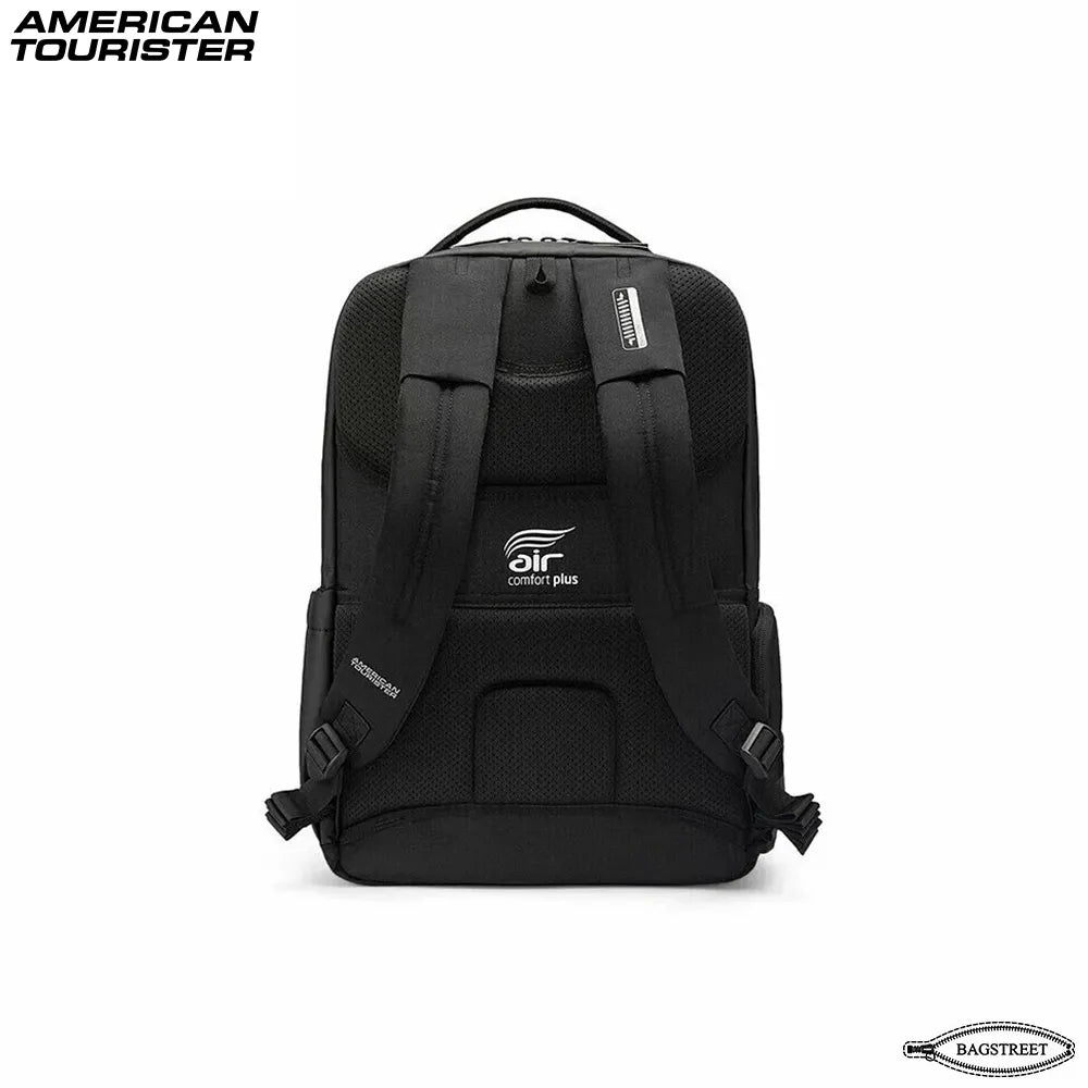 American Tourister Brano II 16" Laptop Backpack Multi-Compartment College & Business Bag (Black)