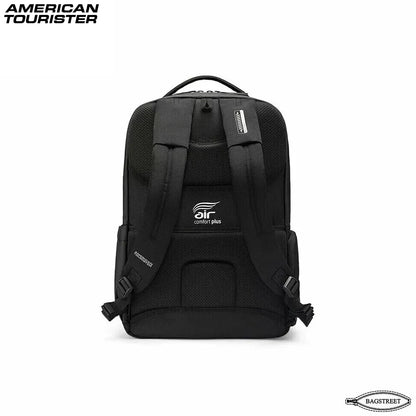 American Tourister Brano II 16" Laptop Backpack Multi-Compartment College & Business Bag (Black)