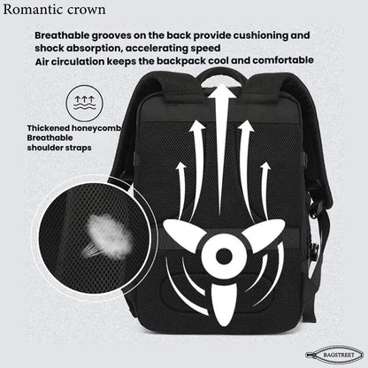 Romantic Crown 17.3" Expandable Waterproof Laptop & Travel Backpack