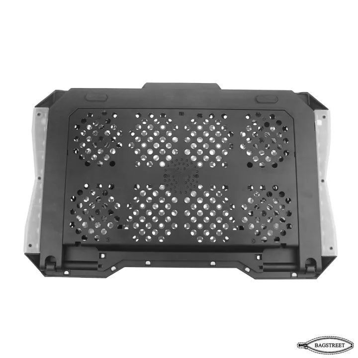 S605 Cooling Pad For 14-17 Inch Gaming Laptop Notebook Cooler with 5 large Quiet Fans Laptop Stand with Phone Holder USB Powered Adjustable Speed Adjustable Mounts Stand with RGB LED Lights