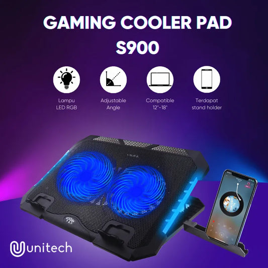 S900 RGB Laptop Cooling pad