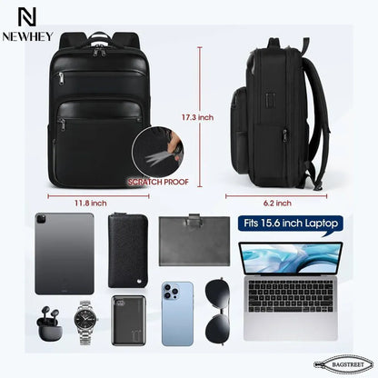 NEWHEY 15.6" Business Laptop Backpack – 40L, TSA Approved, USB-C