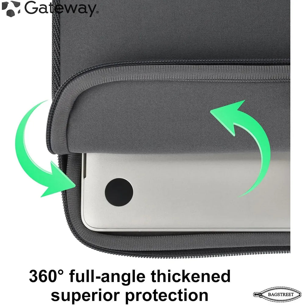 Gateway Laptop Sleeve 14"-15.4" Inch Essential Laptop Sleeve Dustproof, Waterproof, Shockproof Protective Case with Zipper for Men and Women