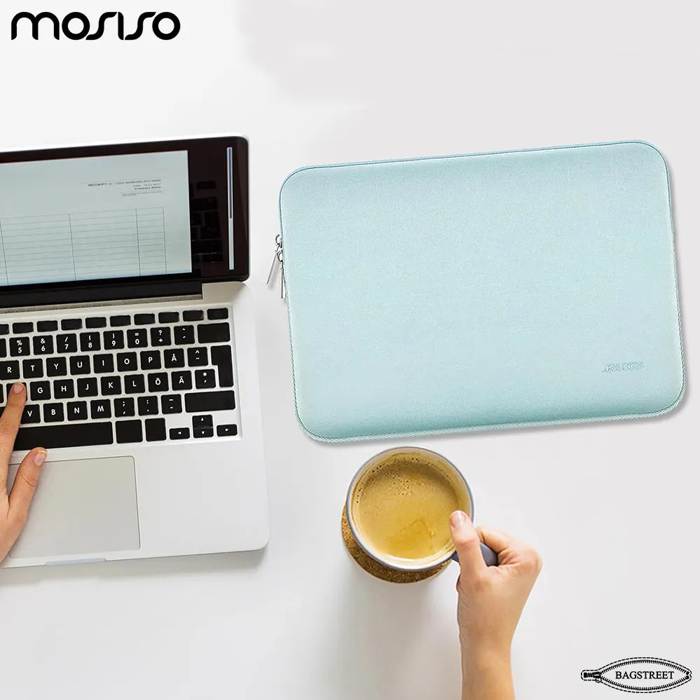 MOSISO 11.6-13.3-14 inch Laptop Sleeve for MacBook Pro 11,13,14 (2021-2024), MacBook Air, and Notebooks – Neoprene Bag with Accessory Case