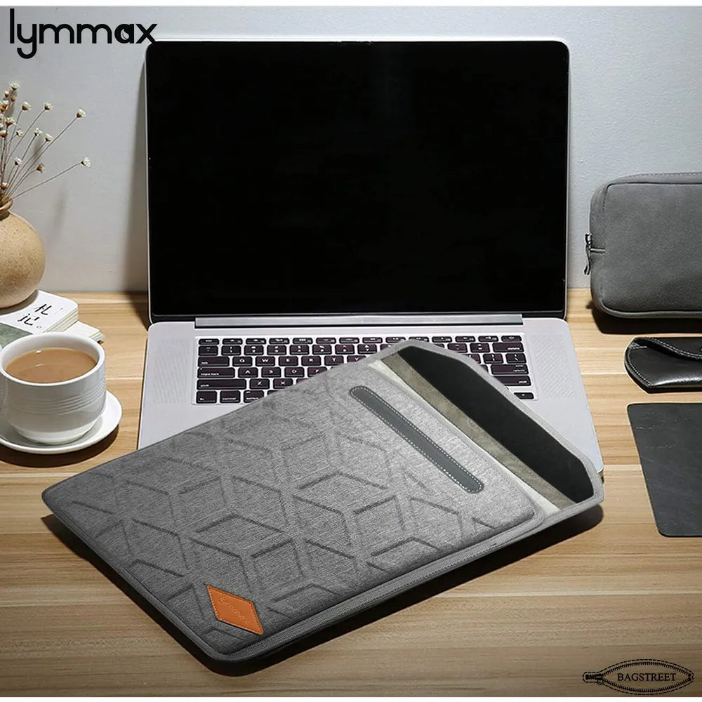 Lynmax Shockproof Laptop Sleeve for MacBook Pro 14/16 & 13.3-15.6" Laptops | Water-Repellent Protective Case with Handle & Pockets
