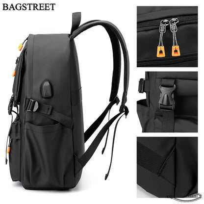 BAGSTREET Fashion Trendy 15.6" Laptop Backpack with USB Port (BS-109)