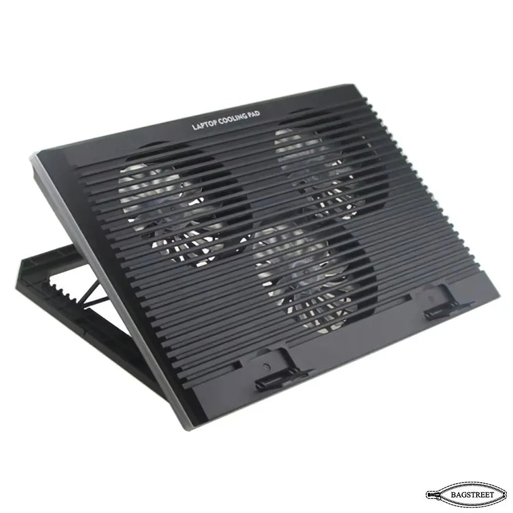 CP253 RGB Gaming Laptop Cooling Pad - Triple 14cm Silent Fans, Adjustable Height Stand & Ergonomic Design for 12-17.3 Inch Notebooks (USB Powered)