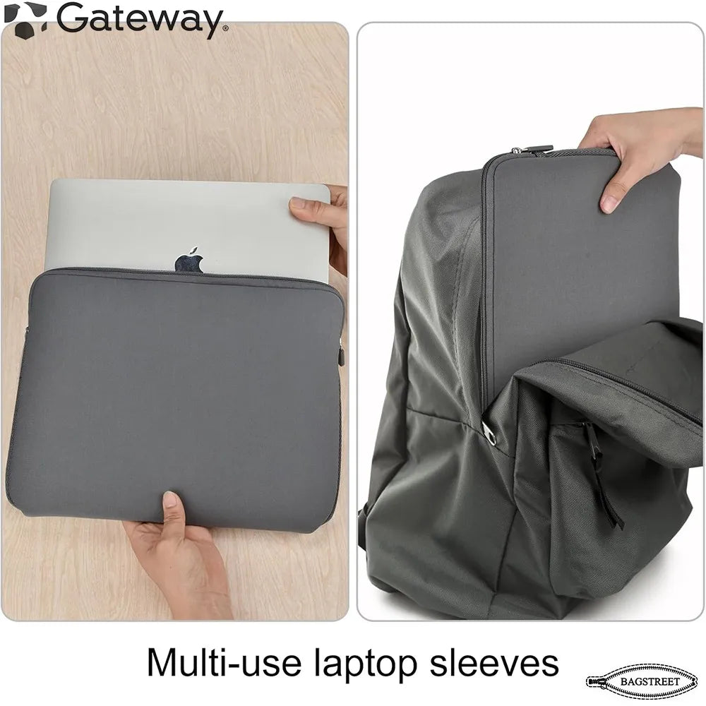 Gateway Laptop Sleeve 14"-15.4" Inch Essential Laptop Sleeve Dustproof, Waterproof, Shockproof Protective Case with Zipper for Men and Women