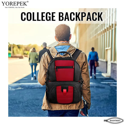 YOREPEK 17.3" Laptop Backpack 50L – Waterproof Travel Bag with USB Port & TSA Anti-Theft