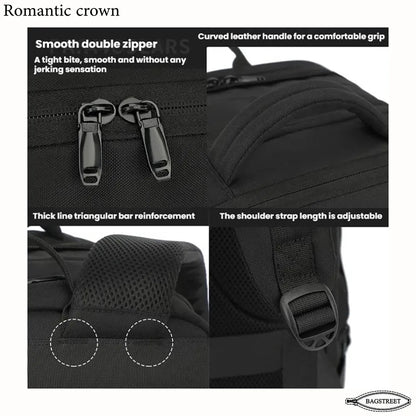 Romantic Crown 17.3" Expandable Waterproof Laptop & Travel Backpack