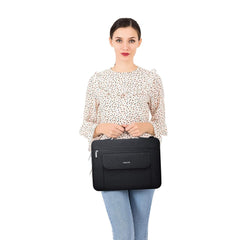 Mosiso Center handle Black Grey Bag