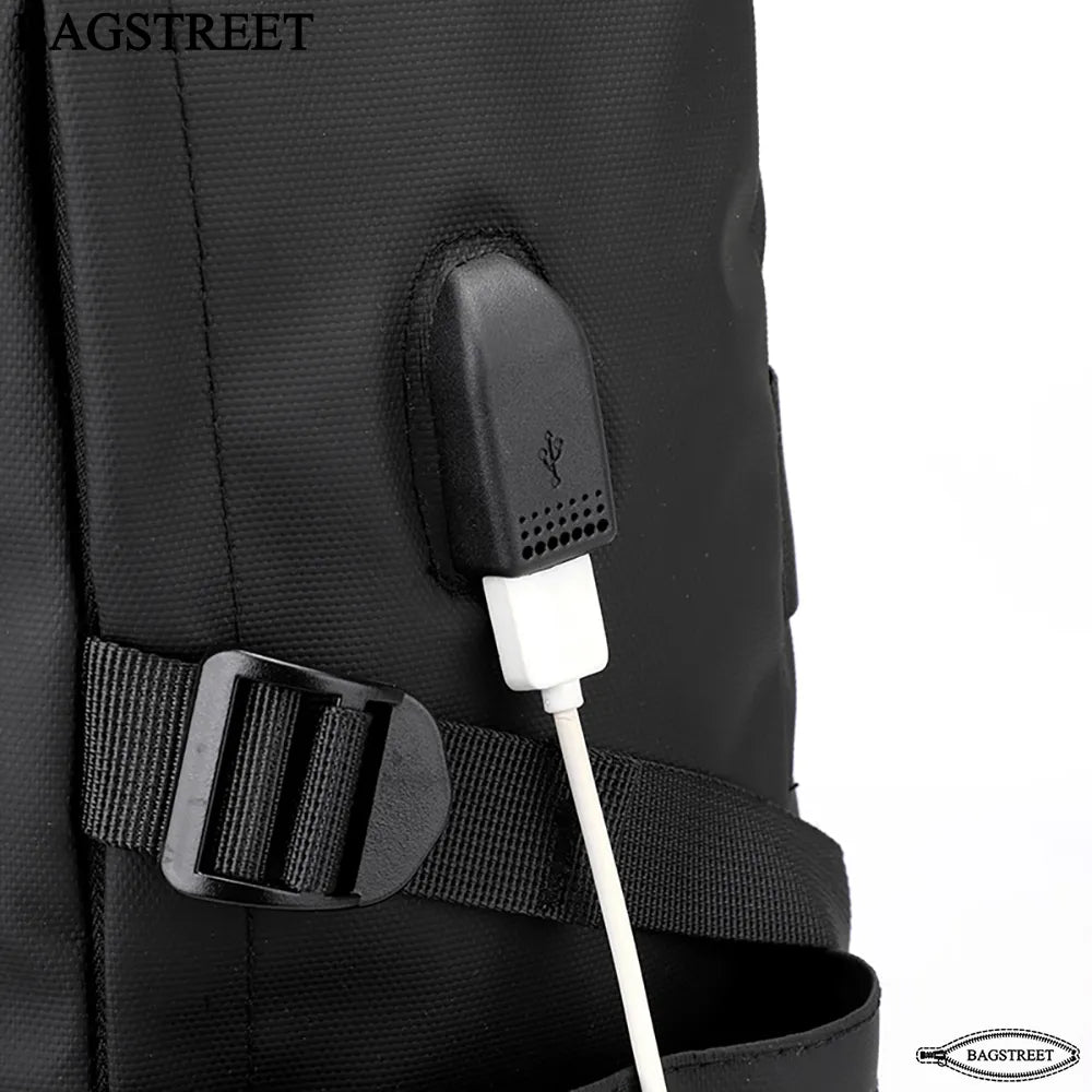 BAGSTREET Fashion Trendy 15.6" Laptop Backpack with USB Port (BS-109)