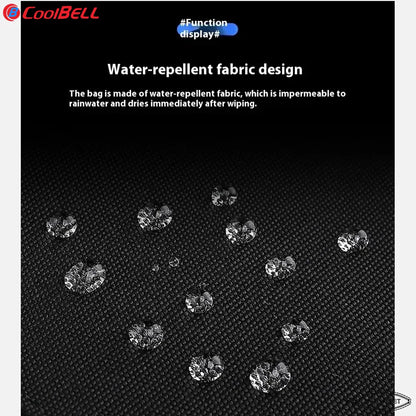 Coolbell CB-2116 15.6" Laptop Sleeve Briefcase - Slim Waterproof Computer Bag with Trolley Belt & Shockproof Padding - Multicolor