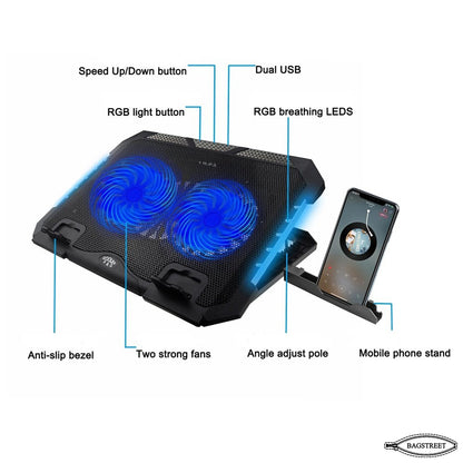 S900 RGB Laptop Cooling pad