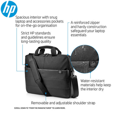 HP Classic Briefcase 15.6 Model 1FK07AA#UUF