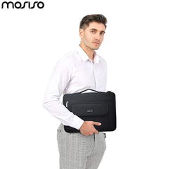 Mosiso Center handle Black Grey Bag