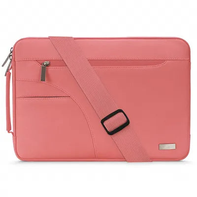 MOSISO Laptop Sleeve Bag 13.3" - 14" - 15.6" Inches Compatible with MacBook Air 13 14 15 inch M2 A2941 2023/Pro 15 A1990 A1707, 15 Surface Laptop 5/4/3,Dell XPS 15,HP Stream 14 inch, Unisex Polyester Briefcase Sleeve with Side Handle, Multicolor