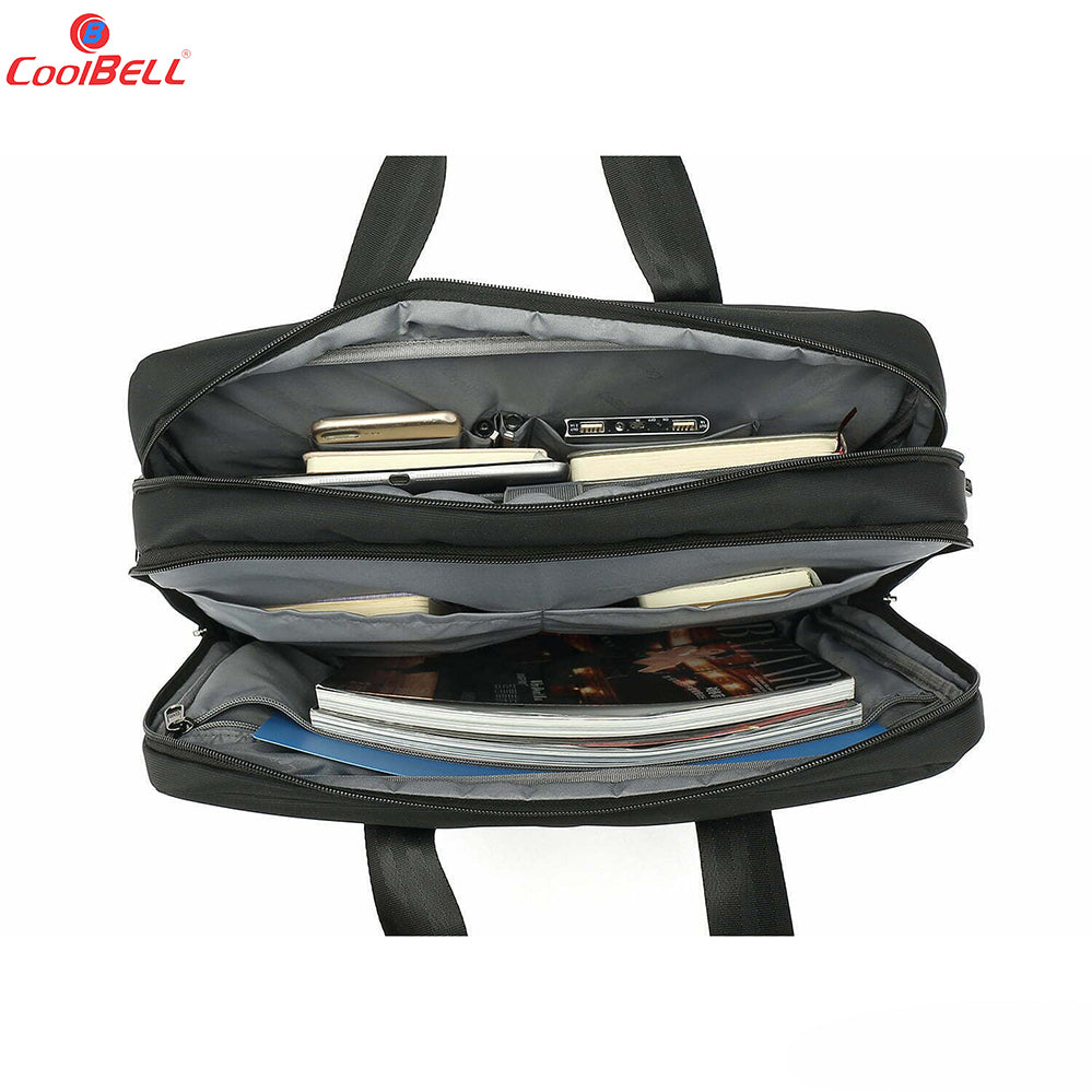 Coolbell CB-2071 15.6" Laptop Briefcase (Black)