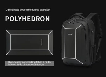 Aopinyou 15.6 Anti Theft Hard Shell Travel Laptop Backpack