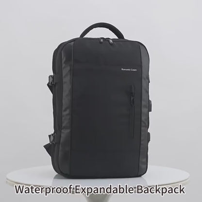 Romantic Crown 17.3" Expandable Waterproof Laptop & Travel Backpack